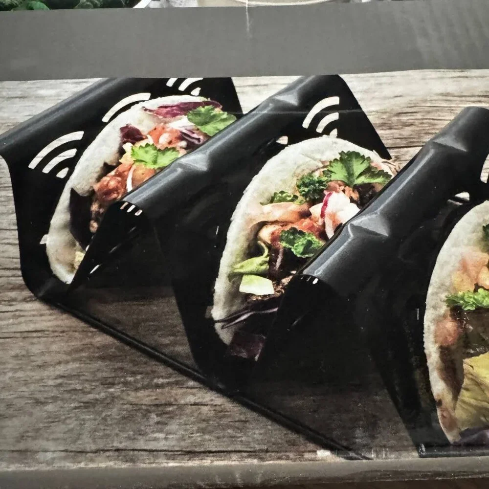 NWB! Crofton Oven Safe Non-Stick Taco Rack - Set of 2